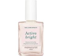 Maa-Vernis À Ongles Soin Réparateur Eclaircissant Active Bright Blanc Bio-Sourcé - Vernis Blanc - Vernis Durcisseur Ongle Extra Fort, Vernis Transparent Blanc - Vernis Blanchissant