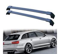 MAAIQTIND Barres de Toit, pour Audi A6 Avant 4G5 4GD C7 2011-2018 Galerie de Toit Évolutif Barres Transversales Auto Accessoires,Black