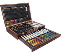 Maaleo 21644 Grand coffret en bois pour petits peintres 117 pièces