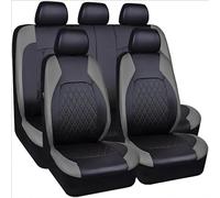 MAALLOP Voiture Ensembles Housses Siège pour-Nissan Patrol GR Y61 1997-2004, Respirante Nonslip Cuir Couvre Sieges Toutes Saisons Protection Accessoires,Black Gray