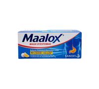 Maalox Maux D'Estomac Sans Sucre Citron 40 Comprimés À Croquer