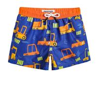 MaaMgic Maillot de Bain Enfant Garçon Short de Bain Garçon Coloré à Séchage Rapide avec Doublure Confortable et 3 Poches pour Plage et Piscine,Multicolore,10-12 Ans