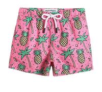 MaaMgic Maillot de Bain Enfant Garçon Short de Bain Garçon Coloré à Séchage Rapide avec Doublure Confortable et 3 Poches pour Plage et Piscine,2 Ans