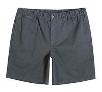 MaaMgic Short Bermuda Homme Chino en Toile Extensible Confortable Slim Stretch Ligne Classique Uni, Gri Size 36