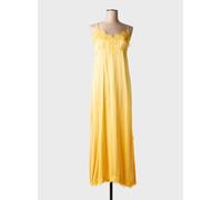 ma'an robes femme de couleur jaune