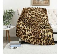 MAAPCHP Grande Couverture Polaire en Flanelle Ultra Douce et Chaude Beau Motif de Peau d'animal Vecteur pour Chambre à Coucher,lit Simple,canapé,150 x 200 cm