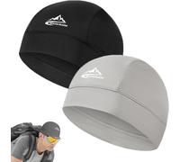 Maas-2 Pcs Casquette Velo, Casquette Cycliste Homme, Casquette Anti Uv, Doublure Respirante Et Anti-Transpiration, Deux Couleurspour Le Vélo Rétro Protection Uv Sous-Casque