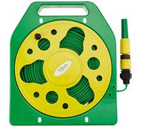 Brunner Outdoor Tuyau plat 15 m avec enrouleur