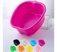 Maas-Bassin De Bain De Pieds, Spa D'eau Et Massage Des Pieds, Pour Pédicures Tremper Les Pieds Détox Et Massage, Épais Et Robuste Bassine Pied Parfait Pour Tremper Les Pieds (Purple)