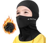 Maas-Cagoule D'hiver Chaude Pour Enfant - Sous Casque Coupe-Vent - Balaclava Pour Garçons Et Filles - Idéal Pour Cyclisme, Ski, Vélo - Noir, Taille Unique 45-56cm - A2