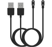 MAAS-Chargeur compatible avec casque de vélo Smart4u SH55M SH50, câble de charge pour Livall BH60SE/BH62/BH51M/BH50T/MT1 - Adaptateur USB (2 noir 1 m).