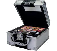 Maas-, Coffret Maquillage Femme 24 Pi¿¿Ces Pour Yeux, L¿¿Vres Et Visage, Avec Ombres Yeux, Rouges ¿¿ L¿¿Vres, Illuminateur, Bronzant Et Plus, Accessoires Inclus, Travel In Colour