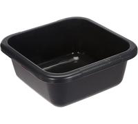 Maas-Curver Bassine Carrée 6l Pour Ménage,Cuisine - Convient Pour Bains De Pieds Pédicure - Bac De Lavage Pratique Et Empilable - Pour Linge Vaisselle Légumes - 29 X 29 X 12 Cm - Gris Anthracite