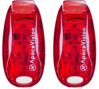 Maas-Everlightfx Lumière De Sécurité Led Recharge Usb (2 Pièces) Par Apace - Éclairage Arrière Super Lumineux Idéal Pour Les Joggeurs, Les Chiens, Comme Feu De Vélo Clignotant, Éclairage Arrière À Cl