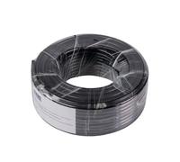 MAAS RG 58-C/U ECO - Câble coaxial de 25 m - Noir - Conducteur intérieur massif en cuivre - 0,60 EUR/m