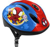 Maas-Stamp Bicycle Helmet S Spidey Jeunesse Unisexe, Blue/Red, 53-56 Cm