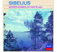 MAAZEL & VIENNA PHILHARMONIC ORCHESTRA - Sibelius:Symphonies No.1 & Nor [Import allemand]