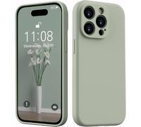 Mab-Coque De Protection Mate Pour Iphone 14 Pro Max - Ultra Fine En Microfibre - Silicone Gel Liquide - Anti-Rayures - Anti-Chocs - Protection Complète - Pour Iphone 14 Pro Max 6,7"" - Cuivré Vert
