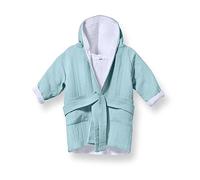 Mababu Peignoir Bébé 1-6 ans | Robe de Chambre Enfant I Mousseline Bio GOTS 4 Couche | Peignoir de Bain Ultra-Doux | Lavable 40°C I Cape de bain bebe I Peignoir de bain enfant I Serviette de bain bebe