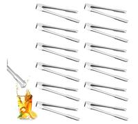MABAHON Lot de 12 pinces à sucre glacé en acier inoxydable, petite pince de 15,2 cm
