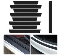 MABEIBEI 9 Pièces Protection Seuil de Porte de Voiture pour Hyundai I20 N N Line 2021.2022.2023, Protection Seuil de Porte en Fibre de Carbone arrière Protection des Pare-Chocs