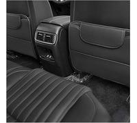 MABEINIU 2 Pièces Protection de Dossier Siège Voiture pour Alfa Romeo Giulia Stelvio Giulietta 2017-2020, Coussinets Anti-Coups de Pied en Cuir Tapis de Protection Arrière