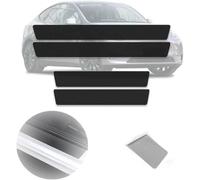MABEINIU 4 Pièces Protection Seuil de Porte de Voiture pour Porsche Macan 2014-2025, Plinthes pour Auto en Fibre de Carbone Threshold Bar Protection Autocollant