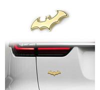 MABEIXI Autocollants 3D en Métal avec Logo de Voiture pour Peugeot 2008 II Active/Allure/GT Pack SUV, Autocollant en Métal pour Voiture,Autocollants 3D Imperméable et Solide,Gold