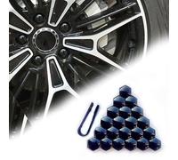 MABEIXI Voiture Cache-écrous De Roue pour Skoda Superb III Kombi Capuchon d'écrou de Roue, Capuchons Ecrou Bouchons Protecteurs D'éCrou Couvre avec Outil Demontage, 20PCS, Electroplating Black 21mm