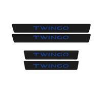MABEIYE 4 Pièces Bandes Seuil de Porte Automobile en Fibre de Carbone pour Renault Twingo, Autocollants Protection Seuil Porte Barres Seuil Porte