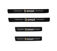 MABEIYE 4 Pièces Bandes Seuil de Porte Automobile en Fibre de Carbone pour Smart Fortwo Forfour 450 451 453, Autocollants Protection Seuil Porte Barres Seuil Porte