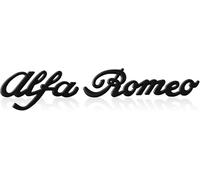 MABEIYE Emblème Badge Autocollant pour Alfa Romeo 159 147 156 Giulietta Stelvio 166 159 GT Mito, Autocollant de Logo de Voiture 3D de Remplacement Métal Signes Badge Emblème pour Tuning