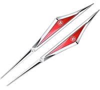 MABEIYE Emblème Badge Autocollant pour Alfa Romeo Brera 2006-2010, Autocollant de Logo de Voiture 3D de Remplacement Métal Signes Badge Emblème pour Tuning,F