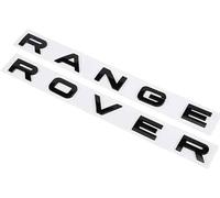 MABEIYE Emblème Badge Autocollant pour Land Rover Range Rover Velar Sport Discovery 2 3 4 Defender, Autocollant de Logo de Voiture 3D de Remplacement Métal Signes Badge Emblème pour Tuning