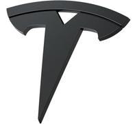 MABEIYE Emblème Badge Autocollant pour Tesla Model 3 2017-2020, Autocollant de Logo de Voiture 3D de Remplacement Métal Signes Badge Emblème pour Tuning,C