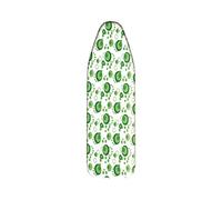 Mabel Home Housse rembourrée pour Planche à Repasser - 100% Coton - 119,4 x 45,7 cm - Blanc/Vert