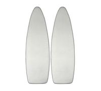 Mabi® 2-902 - Lot de 2 Housses de Planche à Repasser Mabi Alu 1000 & 2000, KETTtex® en Aluminium, élastique Cousu, Effet Contre-Repassage, économie d'énergie, résistantes à la Chaleur, durables