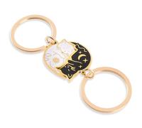 Mabor Porte-clés mignon pour petit ami, petite amie, bon ami, chat kawaii, Saint-Valentin, cadeau assorti pour femme, mari, amoureux des chats, blanc