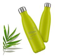 Mabouteille Bouteille d'eau personnalisée en acier inoxydable 75 cl à double paroi avec gravure au laser par nom, surnom, date, logo… [ Bouteille isotherme personnalisable