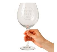 mabouteille.fr Grand verre a vin XXL 75cl - Verre a vin personnalisé avec Prénom & Logo | Hauteur 23 cm et diamètre 9,5cm [ Verre a vin original ]