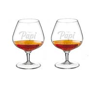 mabouteille.fr Verre a cognac NAPOLÉON 39,5cl - Personnalisation gravure laser Texte & Logo, pour des moments d'exception [ Verre digestif a pied ] (Lot de 2)