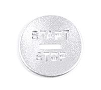 MABSSI Autocollants de Couverture de Bouton de Commutation D'ArrêT de DéMarrage de Moteur de Voiture pour Jaguar XF 2008-2015