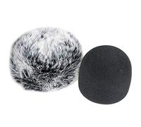 MABSSI Pare-Brise de Microphone en Mousse de Pare-Brise en Fourrure-pour Blue Yeti, Blue Yeti Pro USB Microphone Pare-Brise Pop-Up Filter (2Pcs)