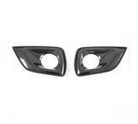 MABSSI pour Nissan Navara NP300 2016-2021 Fibre de Carbone Voiture Avant Antibrouillard Lampe DéCoratif Cadre Couverture Garniture Autocollant Accessoires