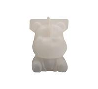 Mabta Crystal Drop Glue Aromathérapie Gypse Tridimensionnel Hippopotame Lion Grande Oreille Chien Ornements Pendentif Moule Silicone