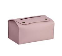 Mabta Distributeur de mouchoirs rectangulaire rechargeable en cuir synthétique - Boîte à mouchoirs pratique pour serviettes en papier - Décoration
