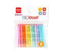 Mabta Lot de 18 capuchons en plastique transparent pour crayons de classe pour enfant et étudiant