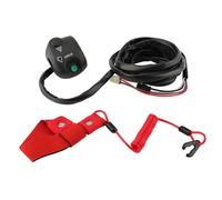 Mabutingti Interrupteur de démarrage-arrêt-coupure du guidon & Cordon de sécurité pour Yama-ha Waverunner Superjet 650 700 SJ700 SJ650 FX1 FX700