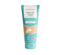 MABYEN Baby & Kids Lotion après-soleil - Sans parfum et végétalien - Soin hydratant pour la peau sensible de bébé - Cosmétique naturel certifié NATRUE - Apaise après un bain de soleil - 180 ml