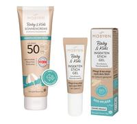 MABYEN Sommerhelden Set Crème solaire minérale SPF 50 Gel piqûre d'insectes